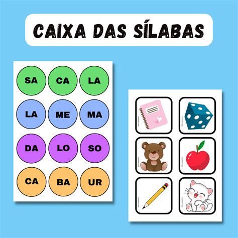 📦 Caixa das Sílabas – Jogo Educativo - Doçura Papelaria- Recursos ...