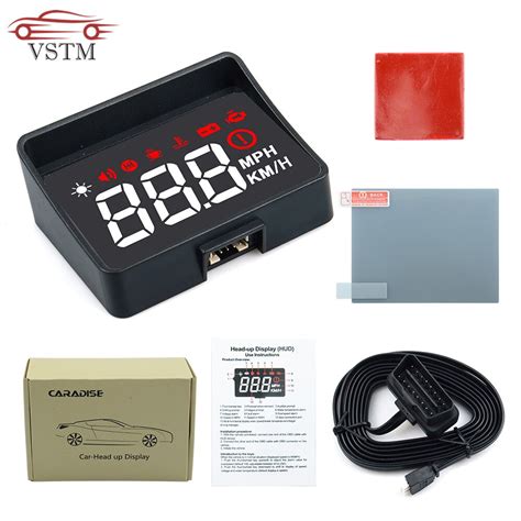 OBD2 EUOBD Overspeed Warning A100S Car HUD Head Up Grandado