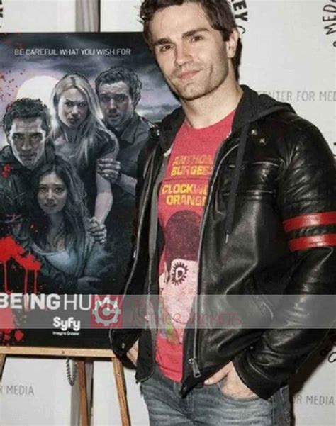 Aidan Waite Leather Jacket | Sam Witwer Being Human Jacket