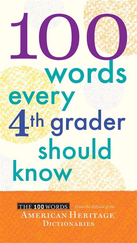 Words Fourth-Graders Should Know: A New Book Compiles 100 | TIME