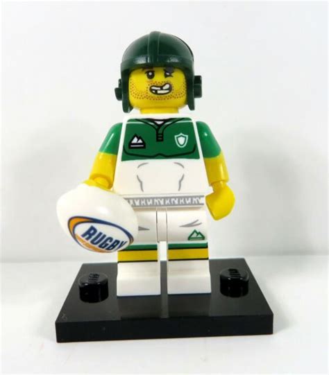 New LEGO Minifigure Series 19 Rugby Player Figure EBay