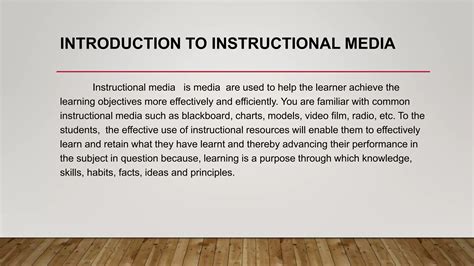 Instructional Media Pptpptx