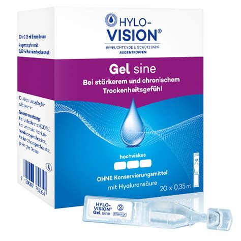 Hylo Vision Gel Sine X Ml Shop Apotheke