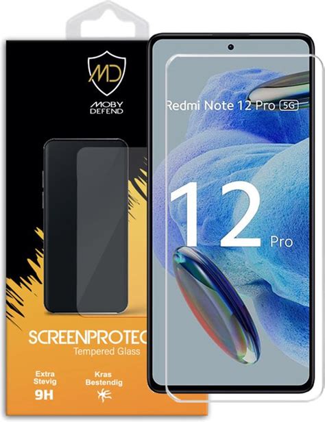 Xiaomi Redmi Note Pro G Screenprotector Mobydefend Case Friendly