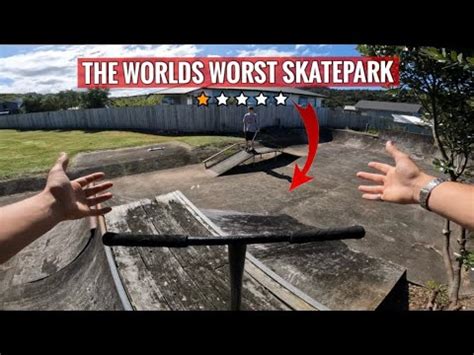 Riding The Worlds Worst Skatepark Vlog Youtube