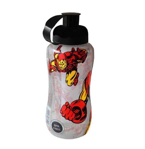 Squeeze Pet Homem De Ferro Sleeve Tubo De Gelo 550 Ml Marvel