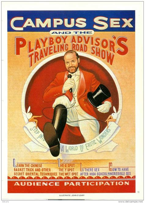 Publicit S Reclame Uit Oud Magazine Jaren Campus Sex Playboy Advisor S Traveling Road Show