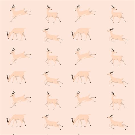 Seamless deer vector pattern 3339918 Vector Art at Vecteezy