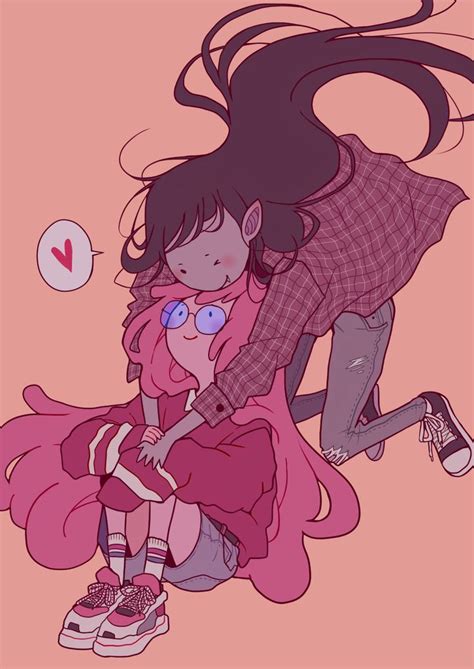 Adventure Time Marceline And Princess Bubblegum Hot