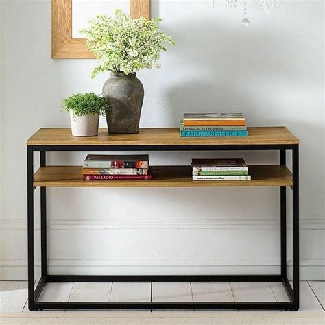 Jual Meja Konsol Minimalis Modern Console Table Kaki Besi Meja Hias