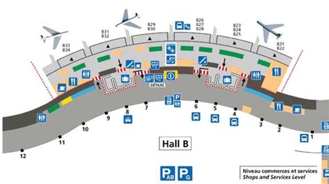 Roissy Charles De Gaulle Airport Map Paris By Train Airport Map The