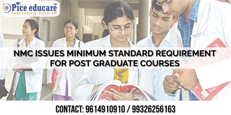 Postgraduate Medical Programs The New Minimum Requirement Standard