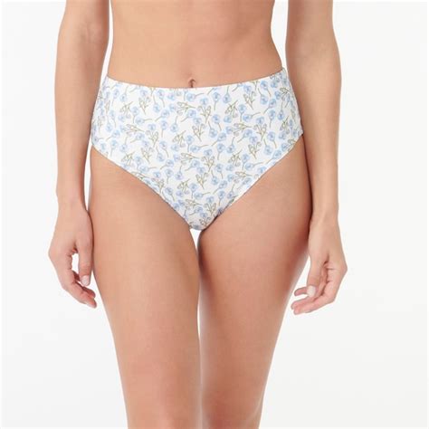 J Crew Swim J Crew Highwaisted Bikini Bottom In Liberty Ros Floral