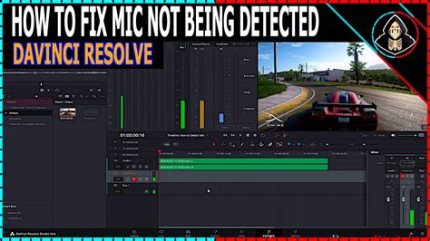 How To Fix Mic Not Being Detected In Davinci Resolve YouTube