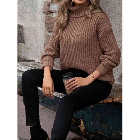 Women S Turtleneck Autumn And Winter Long Sleeve Sweater