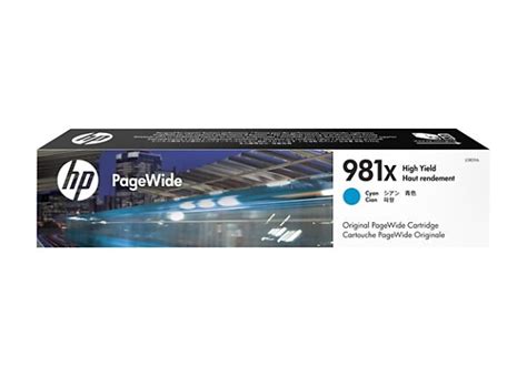 Hp 981x High Yield Cyan Original Pagewide Ink Cartridge