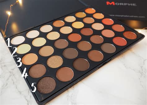 Morphe 35o Palette Review Swatches And Dupes Clarina