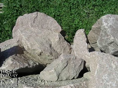 Natural Stone Boulders Belmont Rose Granite