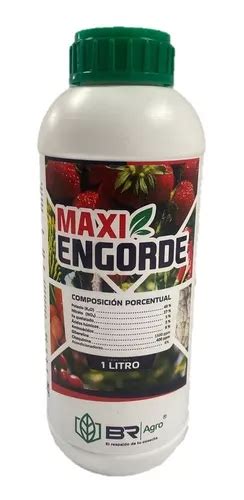 Fertilizante Engordador De Fruto Maxi Engorde Botella 1 Lt