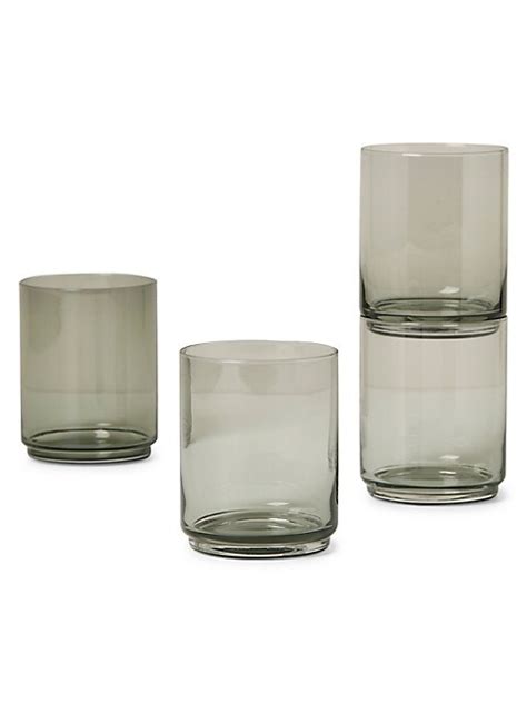 Tuscany Classics Stackable 4 Piece Tall Glass Set