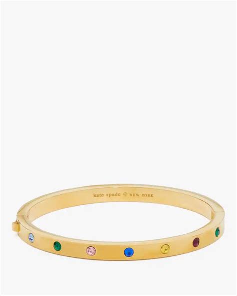 Set In Stone Hinged Bangle Kate Spade Uk