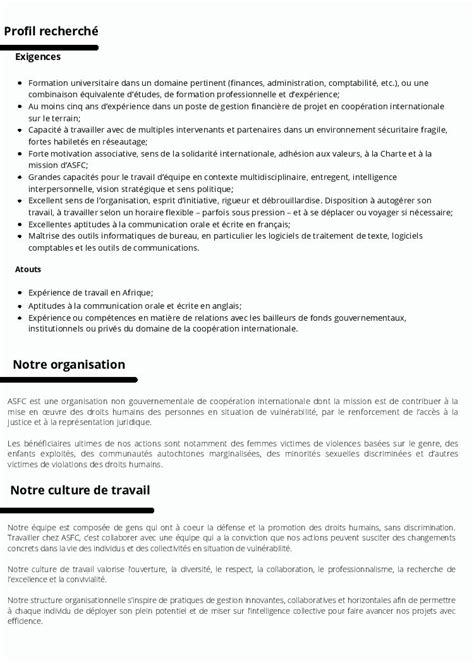 Avocats Sans Frontieres Recrute Coordonnateur Administration Finance