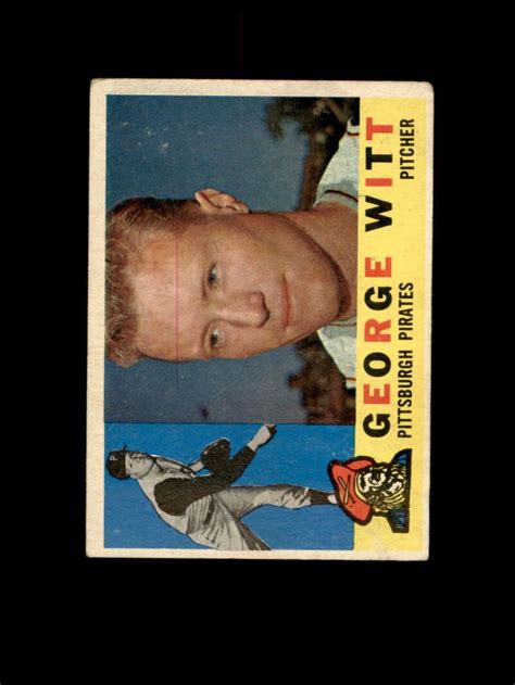 1960 Topps Baseball 298 George Witt STARX 2 5 G VG LS809462 EBay