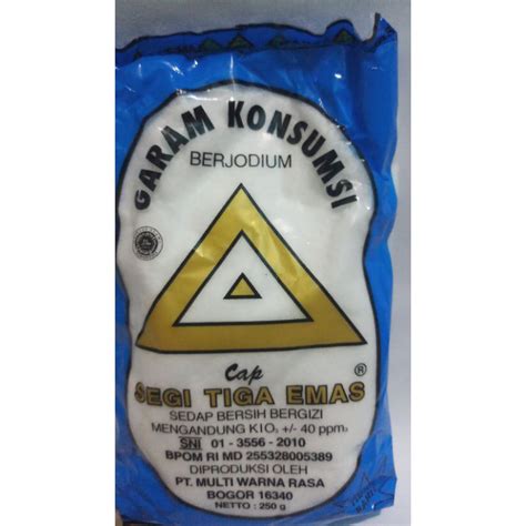 Jual Garam Halus Cap Segitiga Emas Shopee Indonesia