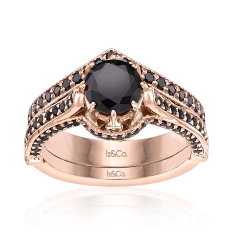 The Classic Eternal Love Black Diamond Ring — Iz&Co.