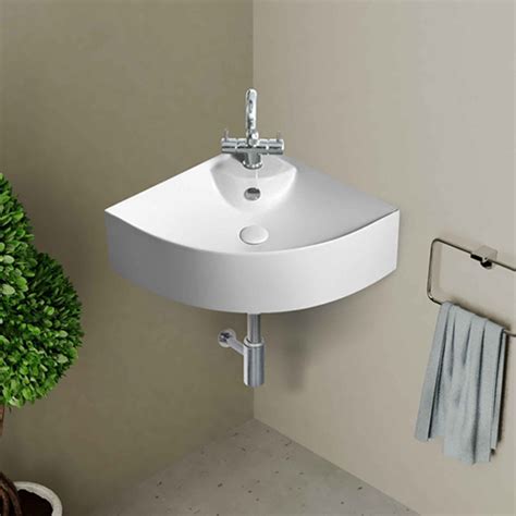 White Wall Mount Claret Corner Wash Basin At Best Price In Morbi Coto