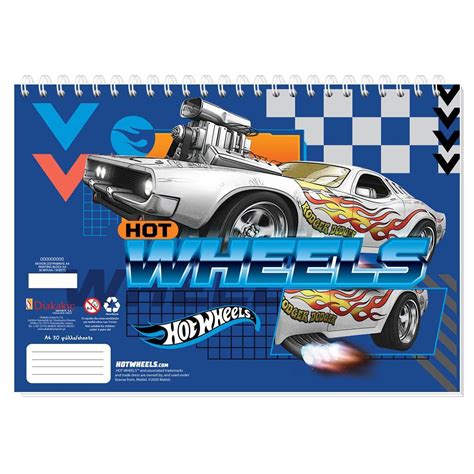 ΜΠΛΟΚ ΖΩΓΡΑΦΙΚΗΣ HOT WHEELS Α ΦΥΛ Colorful