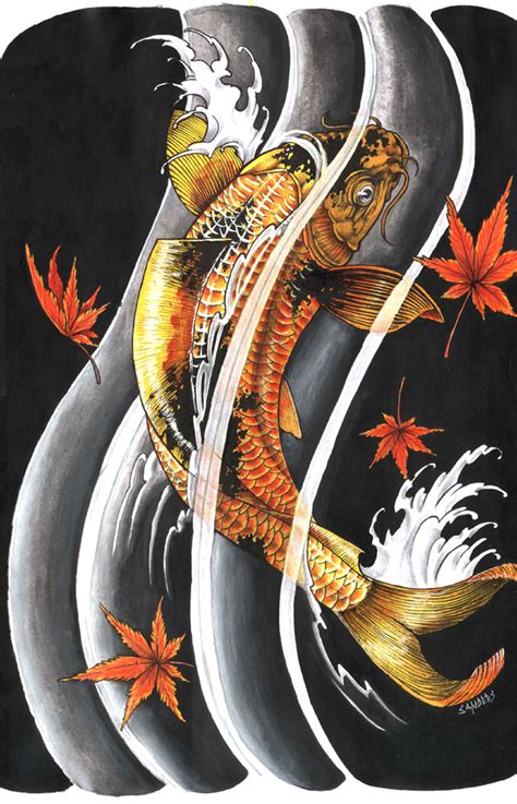 Japanese Tattoos Koi Tattoo Design