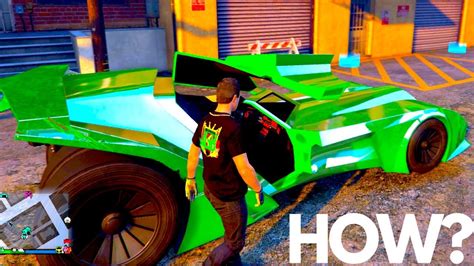 Gta 5 Batmobile Mod Vigilante Crazy Color Chrome Green Youtube