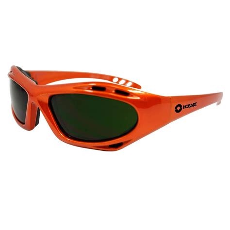 Hobart Shade 5 Lens Safety Glasses Orange