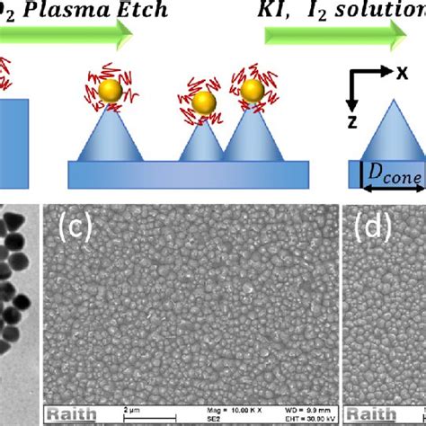 A Flow Chart Of The Fabrication Of Nanocone Structures B Tem Download Scientific Diagram