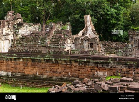 Preah Khanprah Khan Sacred Sword Is A Temple At Angkor Cambodia