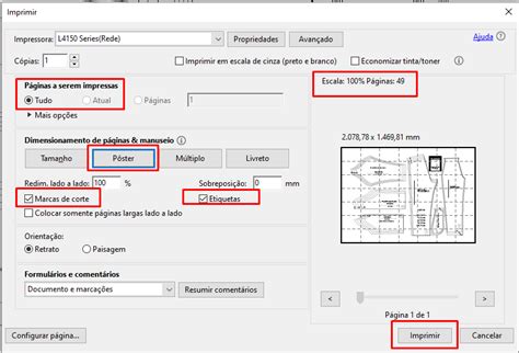 Como imprimir um molde em PDF Atacadão da Costura