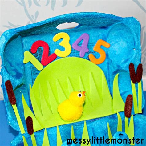 Five Little Ducks Craft - Messy Little Monster