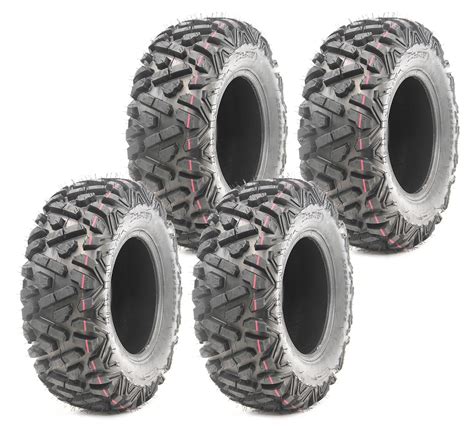 Set Of 4 WANDA ATV UTV Tires 27x9 14 27x9x14 6PR Deep Tread Big Horn