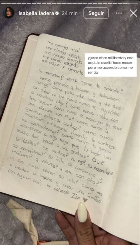 “Abusada y usada”: Isabella Ladera reveló razones por las que terminó