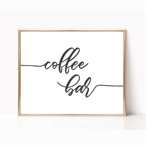 PRINTABLE Coffee Bar Sign Coffee Station Sign Coffee Sign - Etsy ...