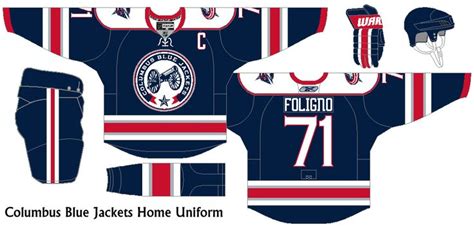 The Columbus Blue Jackets Home Uniform Concept