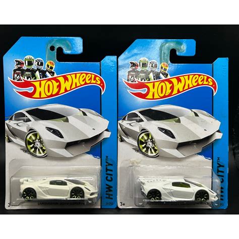 Hot Wheels Lamborghini Sesto Elemento First Edition Shopee Malaysia