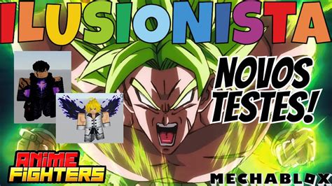 TESTEI NOVOS PERSONAGENS DE ILUSIONISTA ANIME FIGHTERS SIMULATOR