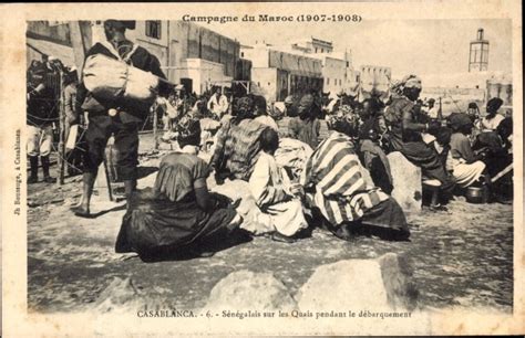 Ansichtskarte Postkarte Casablanca Marokko Senegalais Akpool De