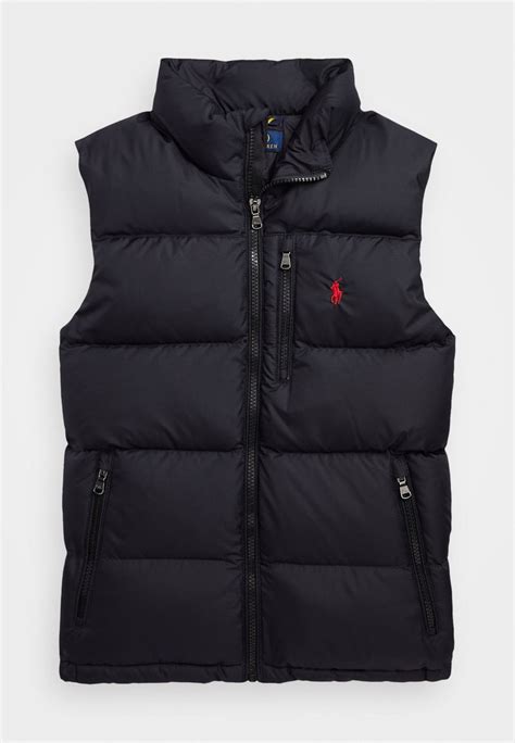 Polo Ralph Lauren El Cap Vest Outerwear Veste Sans Manches Black Noir Zalando Fr