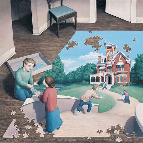 Alucinantes Ilusiones Pticas Pintadas Por Rob Gonsalves Cultura