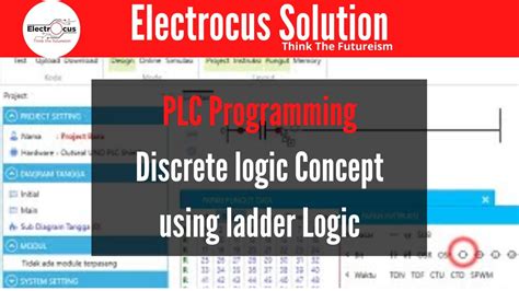 PLC Programming Discrete Logic Concept Using Ladder Logic Program