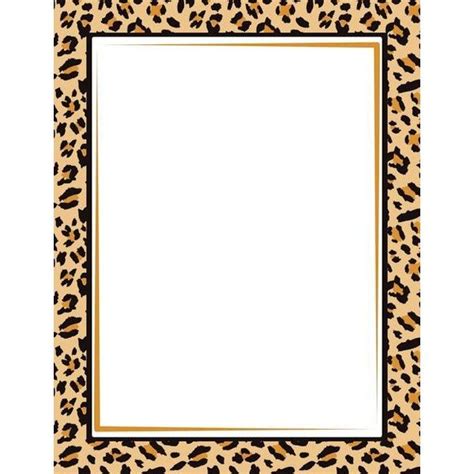 Leopard Print Border Clip Art Page Border And Vector Graphics Liked