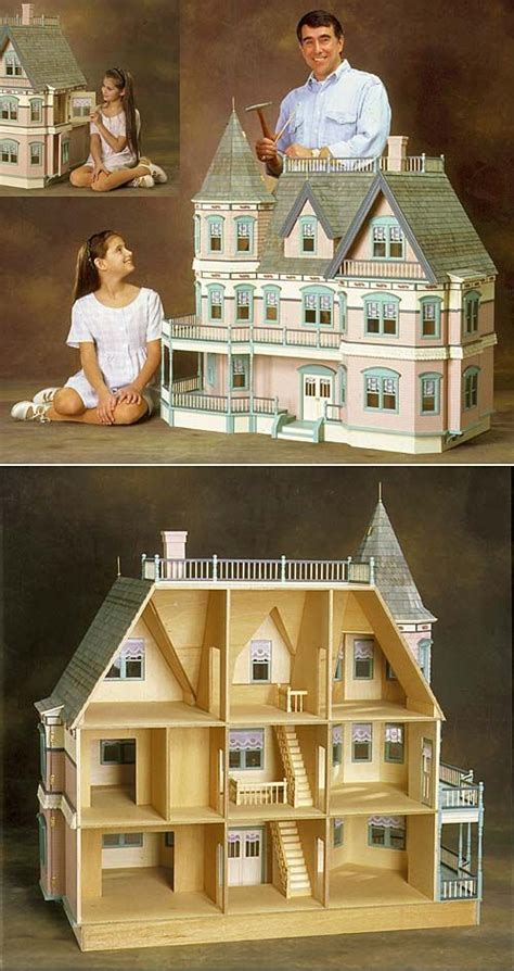 Queen Anne Dollhouse Kit | Doll house plans, Doll house, Dolls house ...